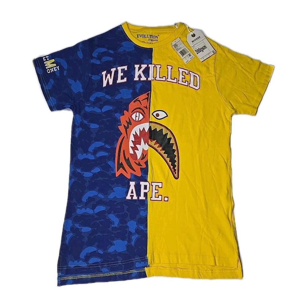 Evolution in Design "We Killed Ape" Graphic Print T-Shirt - Men's Large